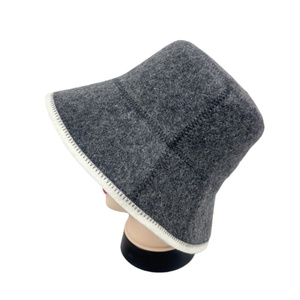 Sombrero de Sauna de cubo moderno ecológico de fieltro de lana natural para Banya, gorro de ducha resistente al calor para hombres y mujeres, protección para la cabeza - Product Image 3