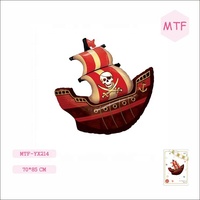 Ballons de dessins animés en Film aluminium Mylar, Ballons de fête, à hélium, pour bateau, vente en gros, 1 pièce