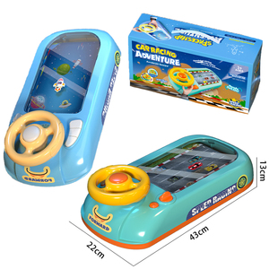 Giáo dục trò chơi trẻ em phong cách cổ điển mô phỏng vô lăng theo dõi đua xe Phiêu Lưu trò chơi máy đánh Bạc Go-karts xe đua theo dõi đồ chơi - Product Image 6