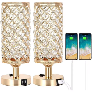Nordic Light Luxury Personalized Metal Bedroom Bedhead Study Designer Home Desk <strong>Lamp</strong> LED <strong>Charging</strong> and Plug in Dual Purpose <strong>Lamp</strong> - Product Image 4