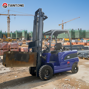 מלגזה חשמלית עם סוללת ליתיום חדשה של 3 טון, ללא זיהום, עם איזון הידראולי, לעבודה בתוך מבנים - Product Image 1