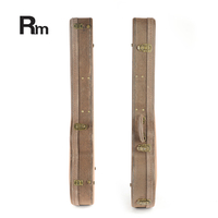 Ocaster – Étui rigide en bois et cuir durable pour guitare électrique Jazz Les Paul, avec fermeture à verrouillage, en contreplaqué de 5 mm, anti-poussière et antichoc