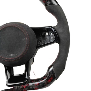 <span class=keywords><strong>Volant</strong></span> sport en cuir PU carbone Volkswagen GT1 MK7 compatible avec BMW X6 X5 X3 X4 Jetta Passat Golf R CC Série 3 5 - Product Image 5