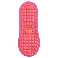 Chaussettes de trampoline mi-mollet respirantes antidérapantes pour adultes, idéales pour le yoga