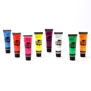 Pintura Fluorescente a Base <span class=keywords><strong>de</strong></span> Agua que Brilla en la Oscuridad, a Base <span class=keywords><strong>de</strong></span> Minerales, para Rostro y Cuerpo, 10 ml - Product Image 3