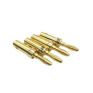 Conector de altavoz chapado en oro de cobre para amplificador, conector tipo banana de 4 mm, conector de cable de altavoz, salida de fábrica - Product Image 2
