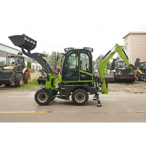 Envío gratis Retroexcavadora 4X4 retroexcavadora Ce Euro 5 Epa Tractor excavadora con cargador y retroexcavadora - Product Image 6
