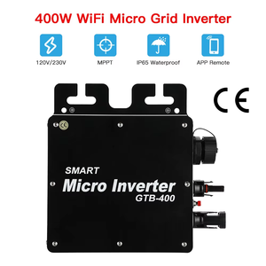 Micro-onduleur monophasé 300W 350W 400W 120V 230V étanche avec enregistreur de données WiFi pour installation solaire domestique - Product Image 6