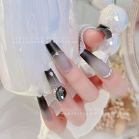 Accessoires de nail art en cristal K9 Cy0510, diamants à fond pointu, éblouissants, grands, irréguliers, en forme de cœur, en forme d'œuf de pigeon à angle droit