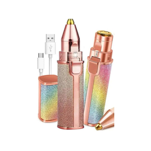 <span class=keywords><strong>Rasoir</strong></span> à sourcils USB indolore 2-en-1 pour l'épilation de la zone <span class=keywords><strong>intime</strong></span> des femmes Outil à ressort anglais pour usage domestique - Product Image 1