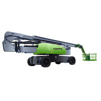Meilleure vente Plate-forme de travail aérien Cherry Picker Quatre roues Construction Boom Lifter Lifter Trolley Lifting Up