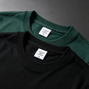 Camiseta de Hombre de Alta Calidad, 100% Algodón, 240gsm, Corte Holgado, Cuello Redondo, Impresión DTG, para Uso Diario Informal - Product Image 2