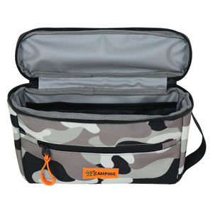 Bolsa enfriadora de almacenamiento de cubo de camuflaje táctico al aire libre de poliéster de 15L más vendida Universal para acampar y entrenamiento táctico - Product Image 5