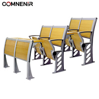 Mobilier scolaire au design moderne Salle de conférence de l'auditorium universitaire Chaise pliante pour étudiants avec bureau pour salle de classe Utilisation en classe