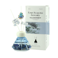 Diffuseur d'aromathérapie en cristal personnalisé en usine, sans flamme, pierre à huile essentielle, ensemble cadeau de luxe pour la décoration intérieure