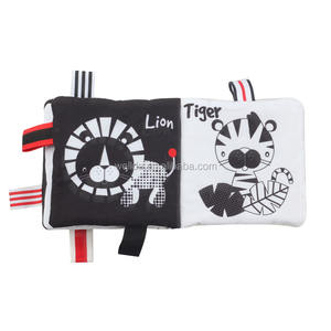 <span class=keywords><strong>Tumama</strong></span> Baby Kids Development Learning Picture Libro de tela blanco y negro - Product Image 3