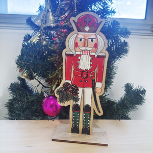 New Giáng Sinh <span class=keywords><strong>Nutcracker</strong></span> Chuột Vua Bằng Gỗ Kỳ Nghỉ Trang Trí Thân Thiện Với Môi Bóng Kết Thúc Phong Cách Hiện Đại Sơn Đông Nguồn Gốc Trong Nhà Nhà - Product Image 5