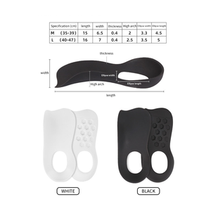 Semelles intérieures confortables à 99 <span class=keywords><strong>prix</strong></span> d'usine, demi-longueur TPR, Support de voûte plantaire, semelles orthopédiques - Product Image 3