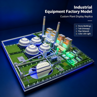 Modèle d'exposition d'équipement industriel personnalisé pour usine