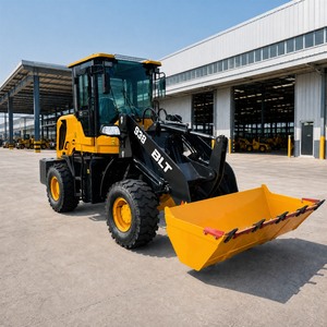 Industrial Wheel Loader Construction Machinery With Enclosed Cabin Front Bucket for Earthmoving Loading and Transport