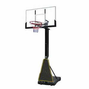 Q023 Hot Official Basketball Rim Size Mini Basketball Pole Height Adjust Basketball Hoop