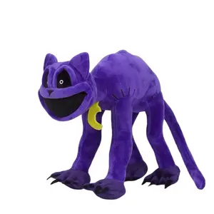 Neueste lächelnde gespinstelte Plush-Spielzeuge Cartoon-Tier Kaninchen Katze Hund Bär weich gefüttert lächelnd gespinstelt Horror-Tier Plüsch Smi