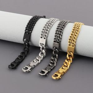 2024 New Wholesale Custom Fashion Stainless Steel Chain Jewelry Bracelets <b>for</b> <b>Men</b> - Product Image 2
