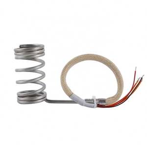 Prix compétitif Radiateurs à serpentin électriques en laiton 1200W 230V Option de fil chauffant en acier inoxydable de bonne qualité pour équipement de chauffage - Product Image 1