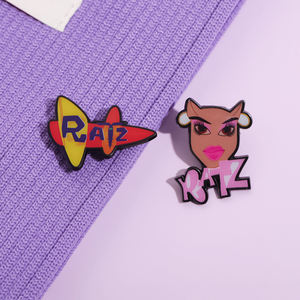 Mignon Animal émail broches taux personnalisé agneau broches revers Badges dessin animé drôle bijoux cadeau pour enfants amis - Product Image 2