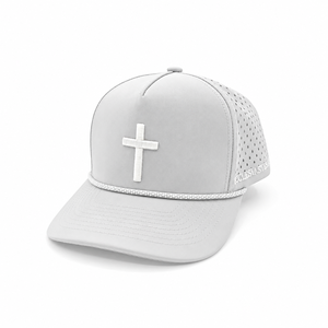 Wholesale Blank 5 Panel Hydro Laser Cut Hole Perforated Golf Cap Quick Dry Breathable Custom Logo Design Outdoor - Product Image 4