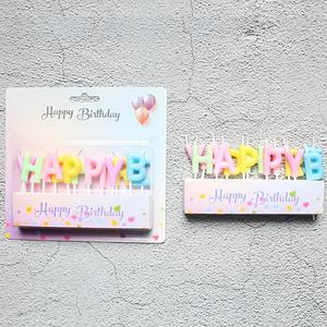 Merri Wish Anniversaire Décoré Gâteau <span class=keywords><strong>Bougies</strong></span> Creative Joyeux Anniversaire Fête <span class=keywords><strong>Bougies</strong></span> Coloré Lettre Conception Anniversaire Lettre <span class=keywords><strong>Bougies</strong></span> - Product Image 3