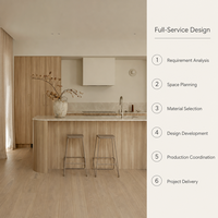 Meubles de cuisine scandinaves modernes en bois, solution de mobilier sur mesure pour toute la maison, idéale pour la rénovation de la maison