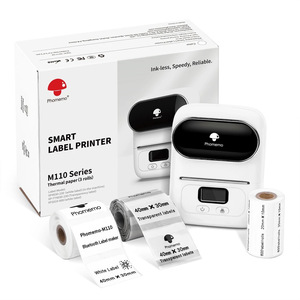 Phomemo <span class=keywords><strong>M110</strong></span> impresora de código de barras de etiquetas mini térmica inalámbrica Bluetooth impresora de etiquetas Bluetooth para pequeñas empresas - Product Image 4