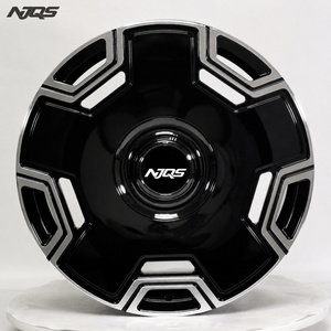 Jantes en aluminium forgé noir usiné NJQS avec capuchon flottant RR pour Rolls-Royce Ghost 2015, couleurs personnalisées - Product Image 5