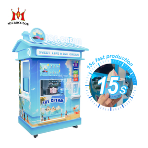 Distributeur automatique de glace commerciale en libre-service pour l'extérieur, grande capacité (240 gobelets), entièrement automatique, pour glace molle - Product Image 4