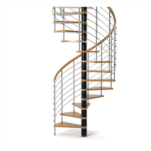 Escalones en espiral <span class=keywords><strong>de</strong></span> hierro <span class=keywords><strong>para</strong></span> interiores, modelos <span class=keywords><strong>de</strong></span> <span class=keywords><strong>escaleras</strong></span> en espiral <span class=keywords><strong>para</strong></span> el <span class=keywords><strong>segundo</strong></span> <span class=keywords><strong>piso</strong></span> con cristales laminados - Product Image 1