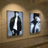Bannière lumineuse en vinyle à LED Rectangle Extérieur Grand Shopping Extérieur Mur Publicité Personnalisé