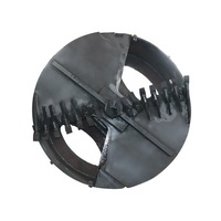 Godet de forage de 1.2 mètres de diamètre avec dents plates avec dents de sol pour l'industrie des fondations sur pieux pour pelle rotative