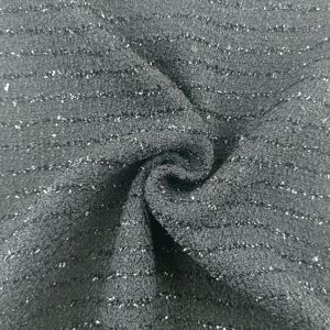 Nouveau <span class=keywords><strong>tissu</strong></span> de tweed à <span class=keywords><strong>carreaux</strong></span> unis métalliques colorés en polyester de conception fantaisie pour robe de pardessus femme - Product Image 5