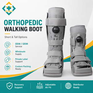 Bota Médica Alta para Recuperación de Pie Fracturado, Inmovilizador de <span class=keywords><strong>Tobillo</strong></span> Ajustable para Rehabilitación - Product Image 1