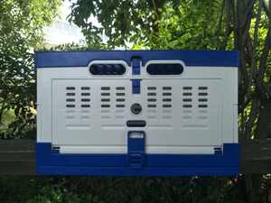 Plastik katlanabilir taşıma kuş kafesi fantezi taşıma güvercin papağan kuşlar katlanır ulaşım kuş kafesi - Product Image 5