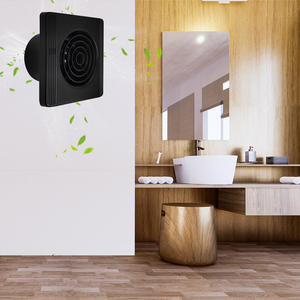 Wall Mount Bathroom Exhaust Vent Fan with Ball Bearing Low Noise Large Air Volume & Delay-Off Timer Electric OEM/ODM Supported - Product Image 2