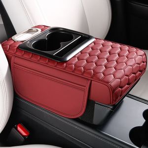 Coussin d'Accoudoir de <span class=keywords><strong>Voiture</strong></span> En Gros sur Console Centrale avec Sac de Rangement, Repose-Main en Cuir, Support et Boîte à Mouchoirs - Product Image 5