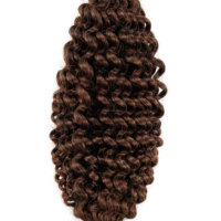 Grand stock de cheveux humains vierges brésiliens Remy double drawn, texture 3A 3C, 100% naturels, en vrac pour tresses et torsades