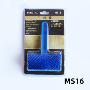 Cepillo de grano de goma, herramienta de pintura, con mango, nuevo - Product Image 2