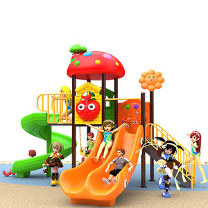 Tobogán de color personalizado, equipo de entretenimiento al aire libre, parque de atracciones, Tobogán, juego de columpio para patio trasero para niños - Product Image 3
