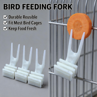 Mangeoire suspendue multi-tailles en plastique pour oiseaux, fruits et légumes, jouet de recherche de nourriture, accessoire de cage pour petits perroquets