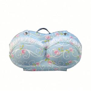 Organisateur de soutien-gorge portable multifonctionnel pour la maison avec étui rigide de voyage à fermeture éclair pour le rangement des soutien-gorges et des bikinis, fonction anti-odeur - Product Image 3