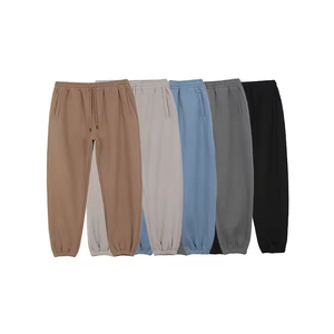 Men's Fleece <b>Jogger</b> Pants Drawstring Elastic Waist <b>Baggy</b> Casual Trousers Custom Logo Autumn Wear - Product Image 1