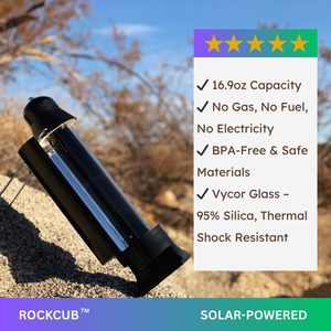 <span class=keywords><strong>Calentador</strong></span> de agua <span class=keywords><strong>solar</strong></span> de 38oz, <span class=keywords><strong>calentador</strong></span> de agua <span class=keywords><strong>solar</strong></span> de 16,9 oz, hervir agua del sol sin llamas ni energía - Product Image 3